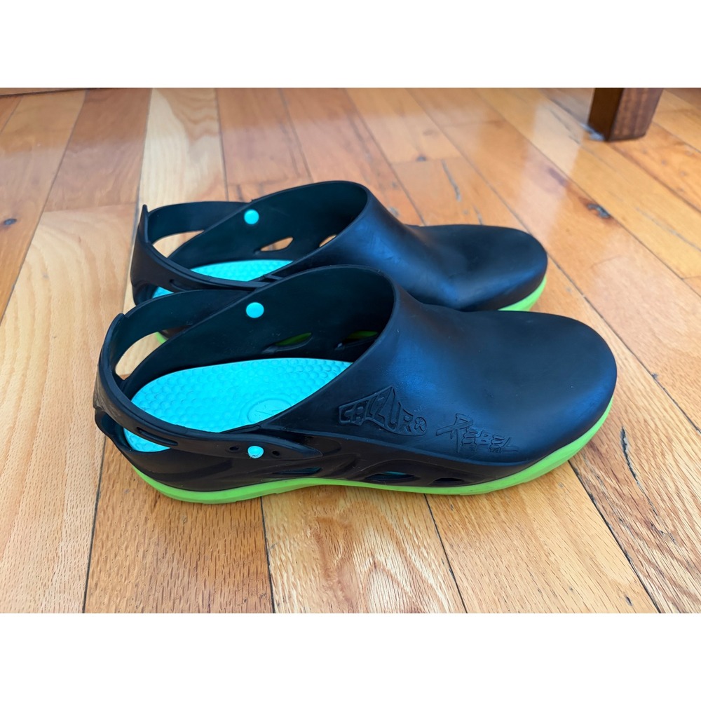 Calzuro Rebel Clog Black EU Size 40/41 Slip On Rubber Unisex